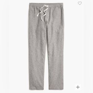 Jcrew Men’s Gray Linen Drawstring Pant. Size M